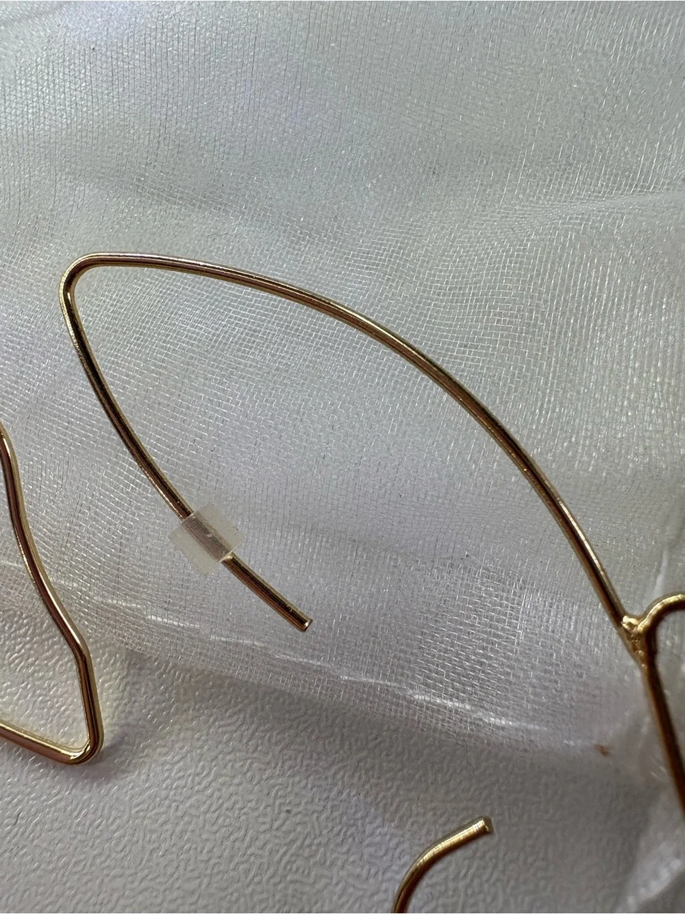 Gold Butterfly Wire Earrings